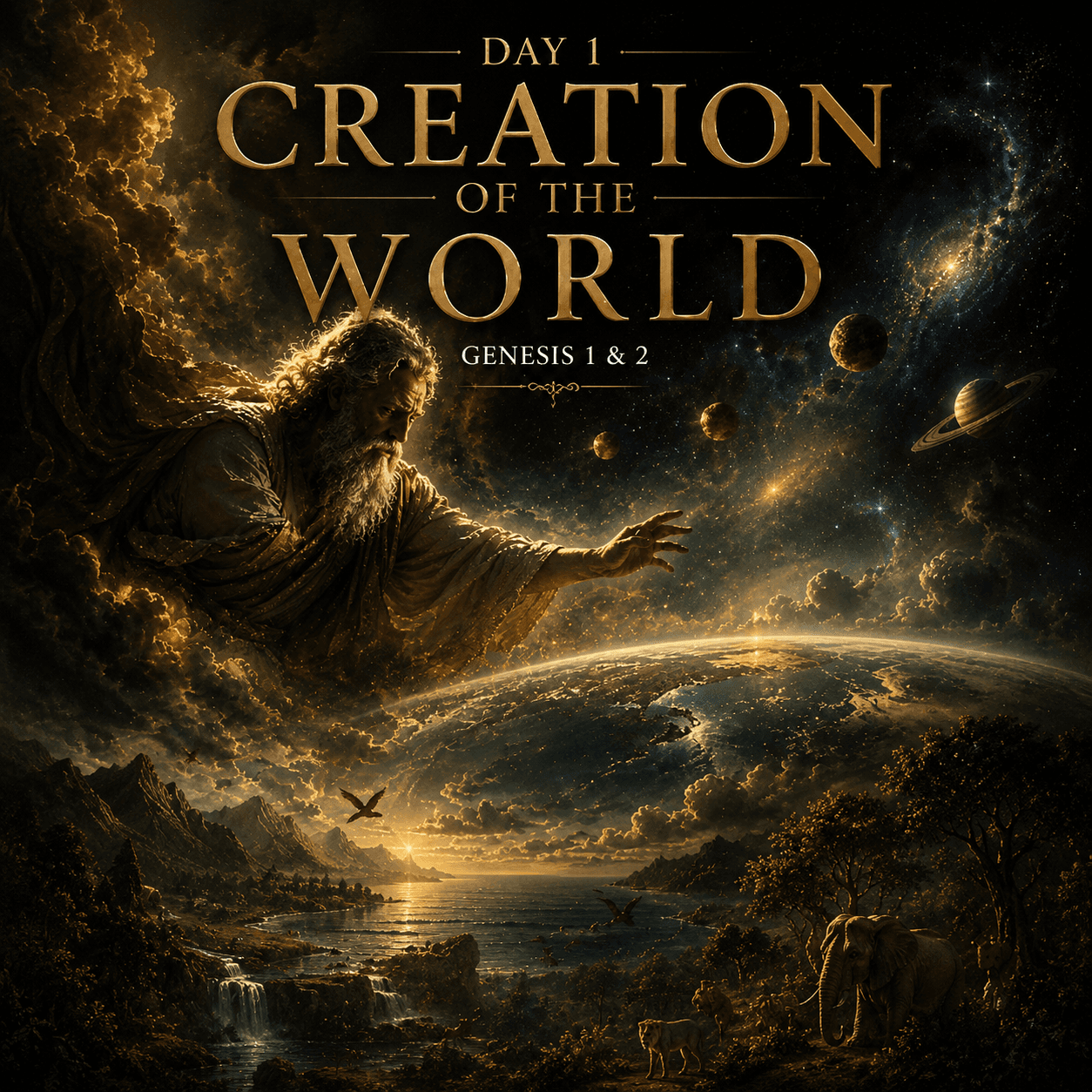 Bible in One Year Day 1 Study Notes: Genesis 1-2