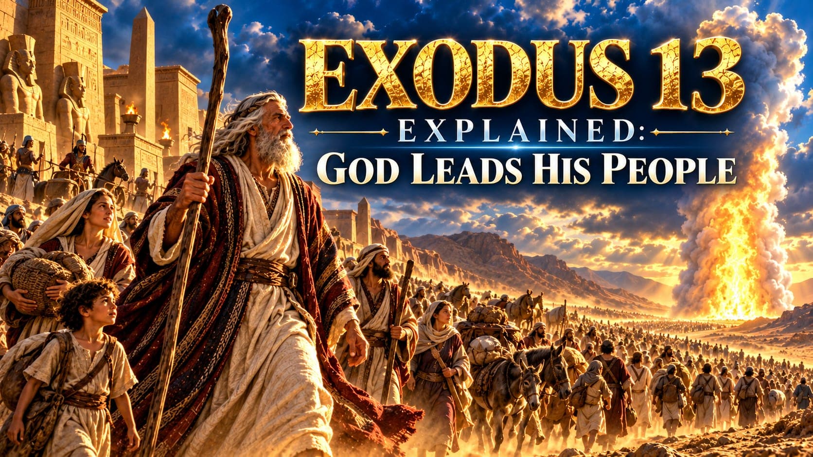Exodus 13 Explained: Firstborn, Bread, and the Pillar of Fire