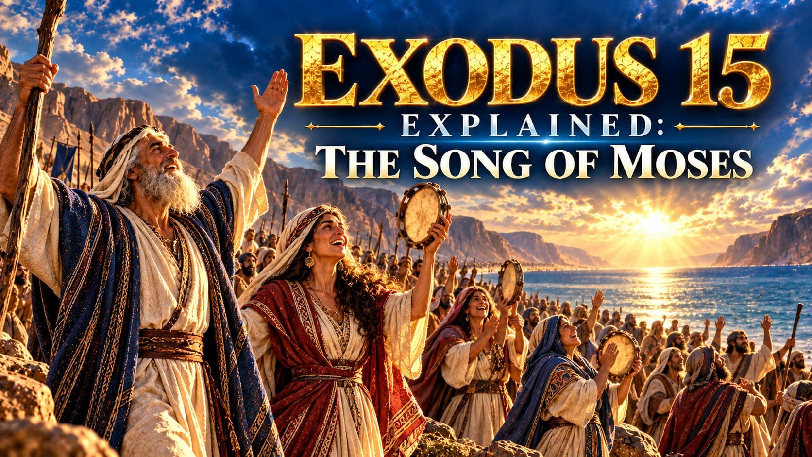 Exodus 15 Explained: The Song of Moses and the Water at Marah banner