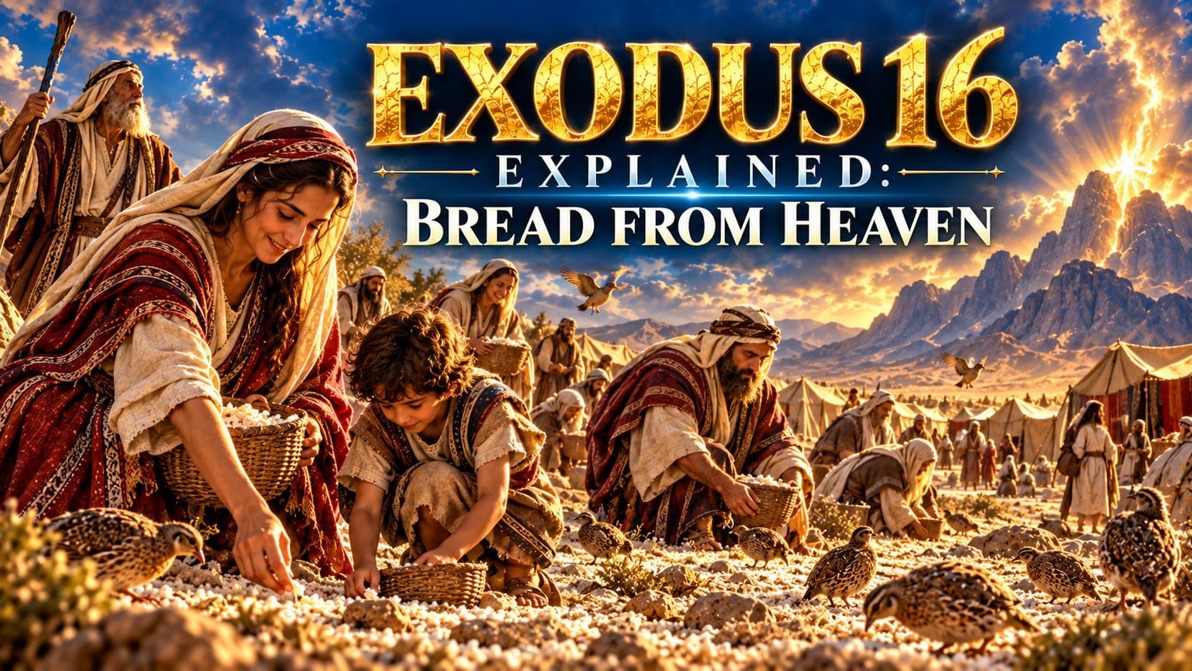 Exodus 16 Explained: Manna, Quail, and the First Sabbath Test banner