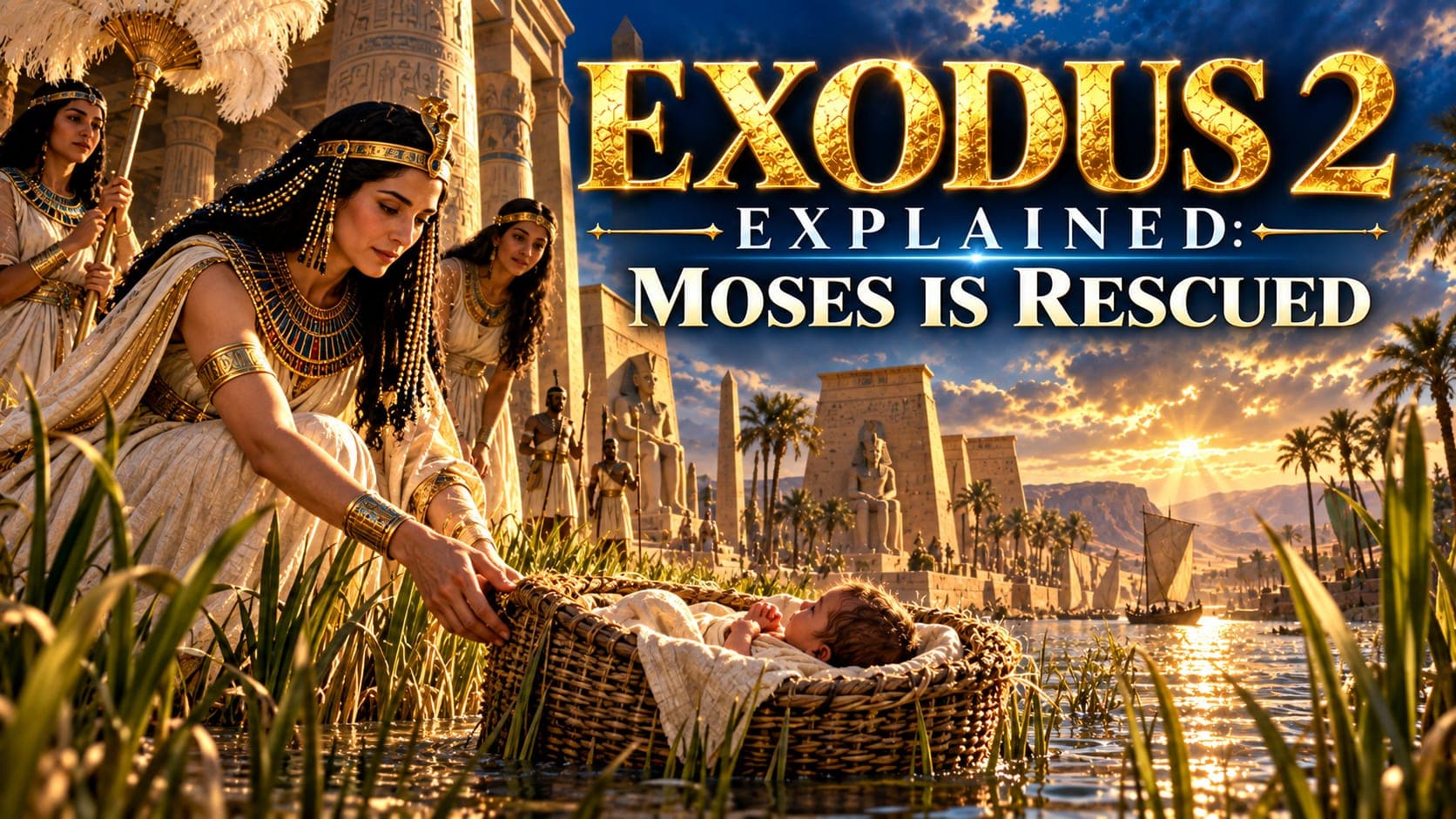 Exodus 2 Explained: Baby Moses in the Basket and the Flight to Midian