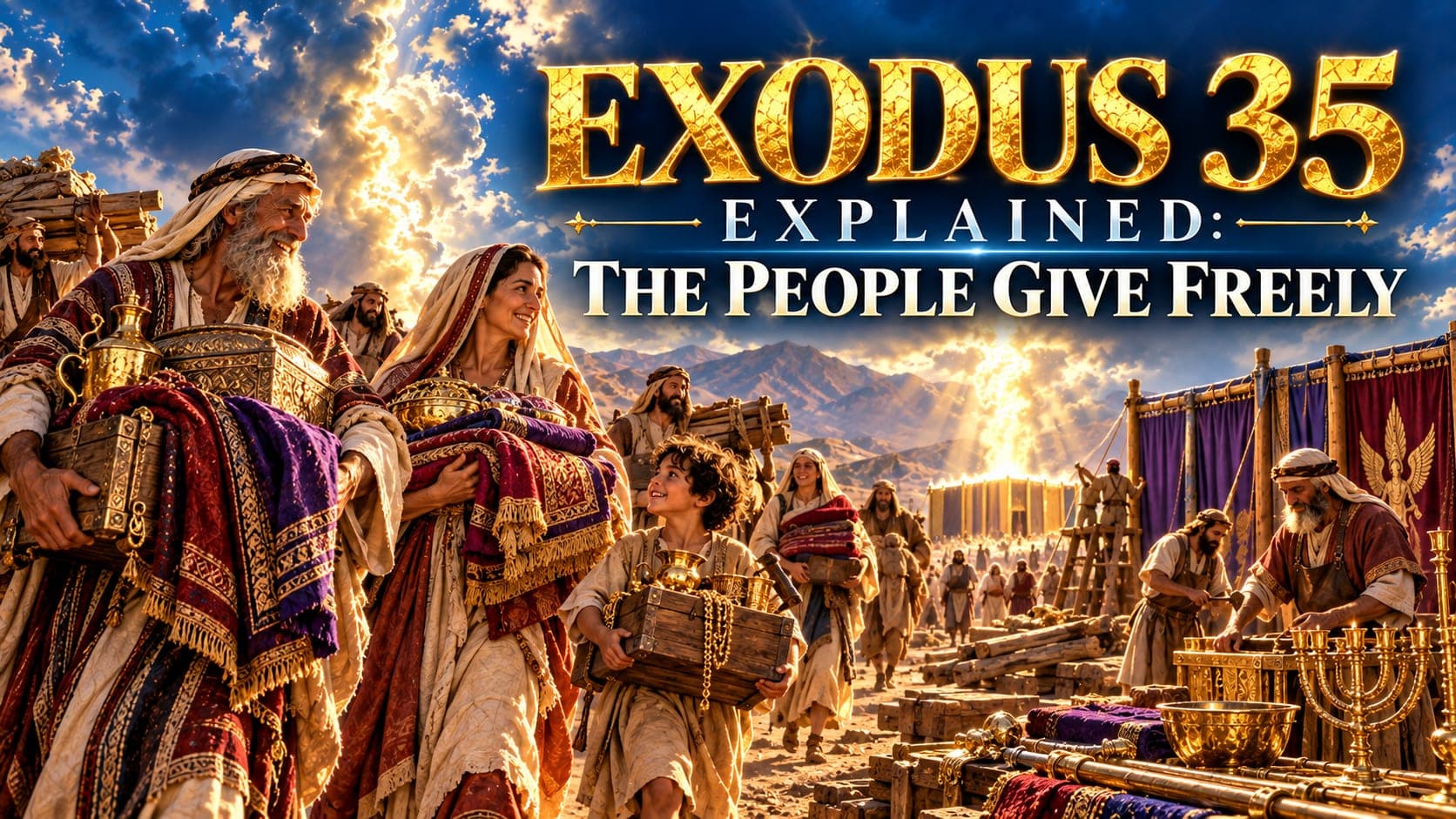 Exodus 35 Explained: The Offering for the Tabernacle Begins banner