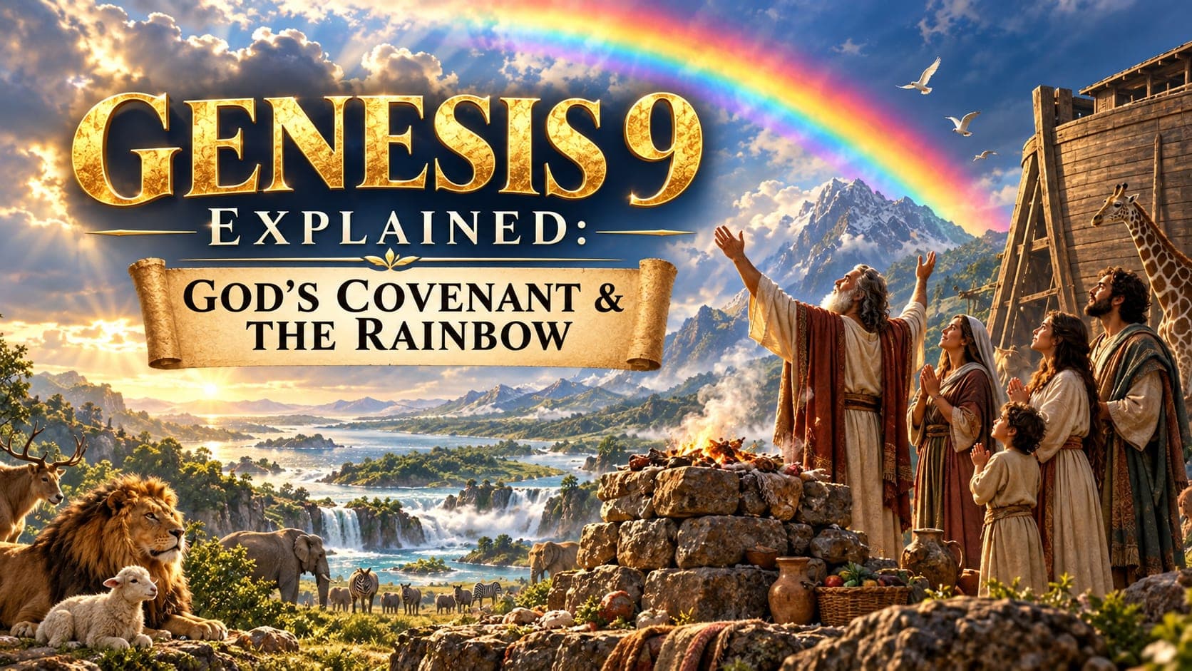 Genesis 9 Explained: The Rainbow Covenant and the Curse of Canaan