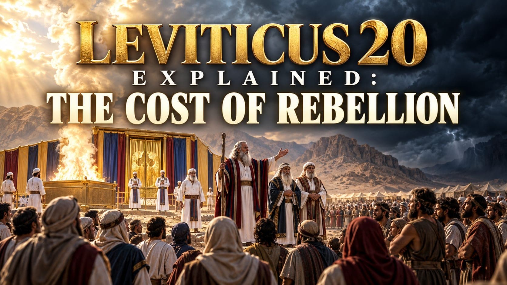 Leviticus 20 Explained: The Death Penalty Chapter of the Law banner