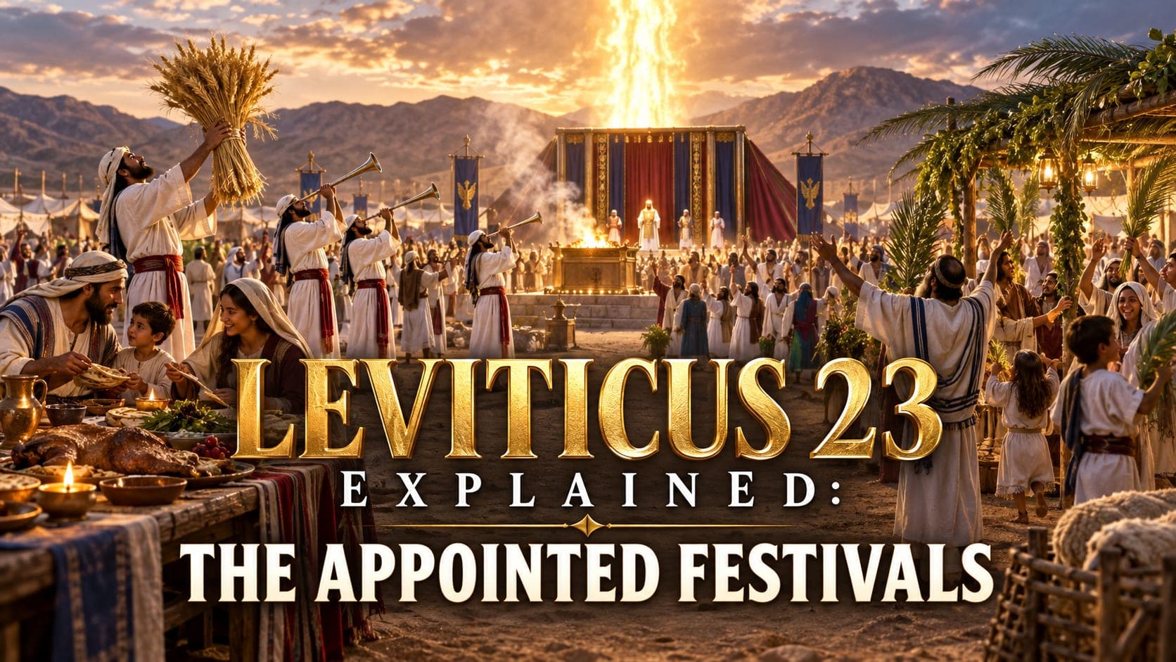 Leviticus 23 Explained: Israel's Seven Feasts of the LORD banner