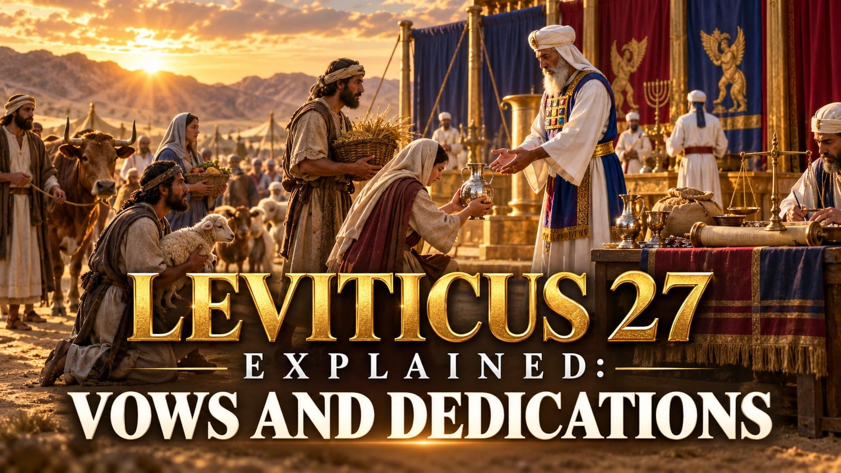 Leviticus 27 Explained: The Law of Vows and Valuations banner