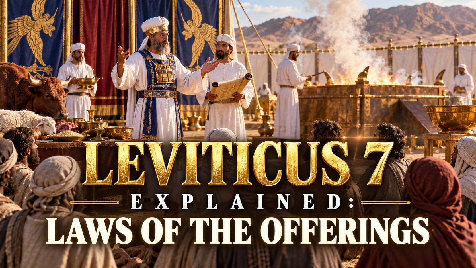 Leviticus 7 Explained: The Peace Offering and the Law That Closes the Code banner
