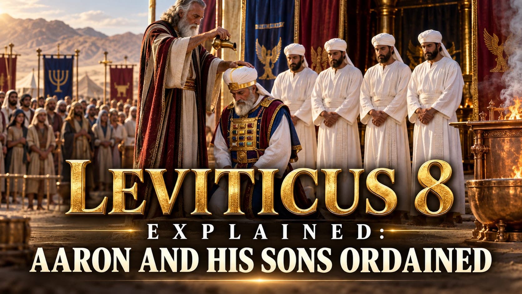 Leviticus 8 Explained: The Ordination of Aaron and His Sons