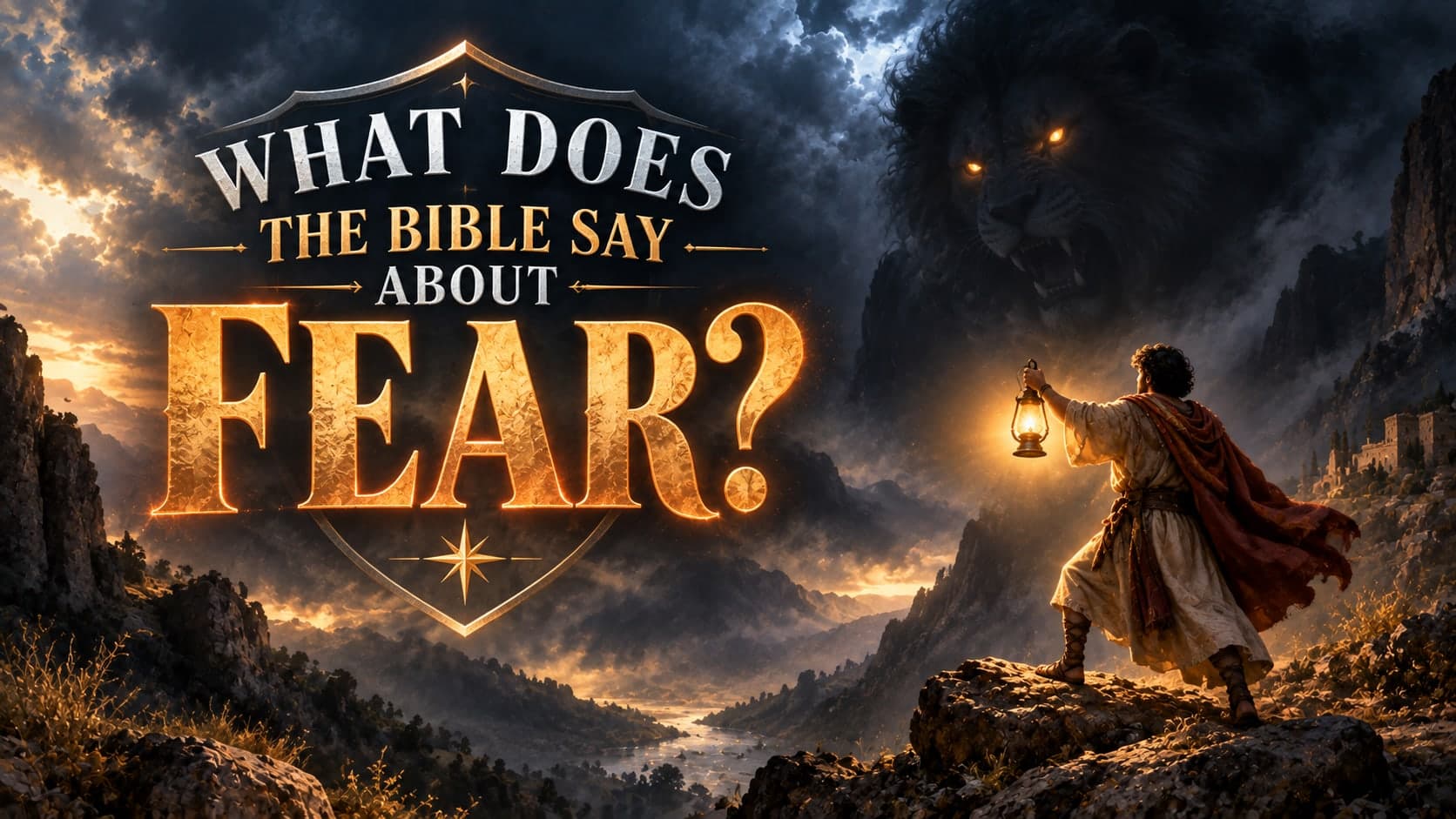 What Does the Bible Say About Fear? banner