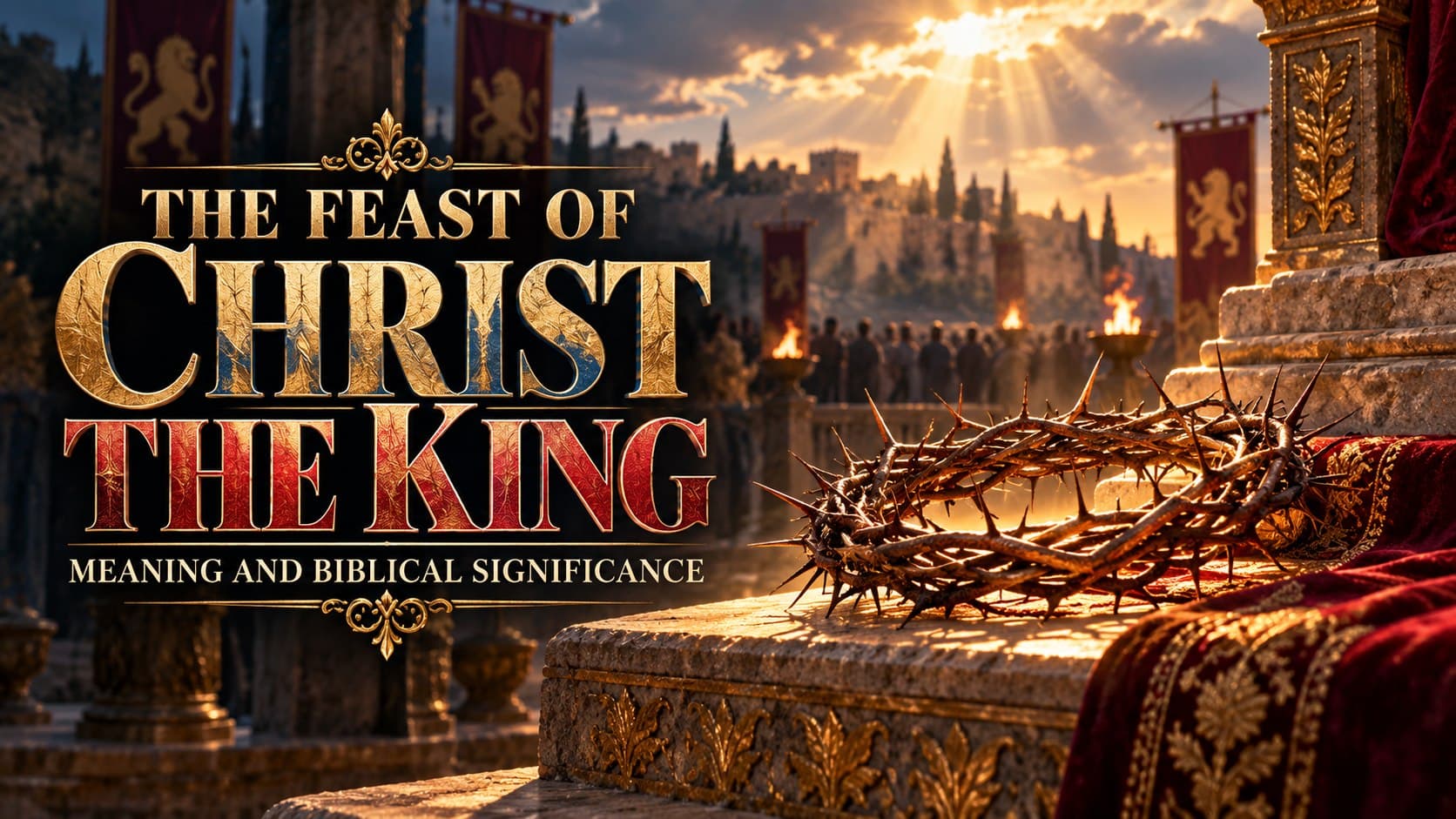What Is the Feast of Christ the King? Meaning and Biblical Significance banner