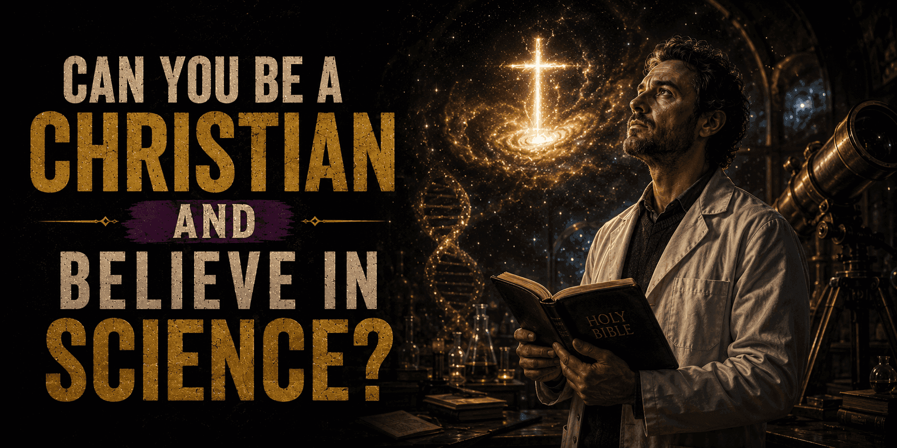 Can You Be a Christian and Believe in Science? banner