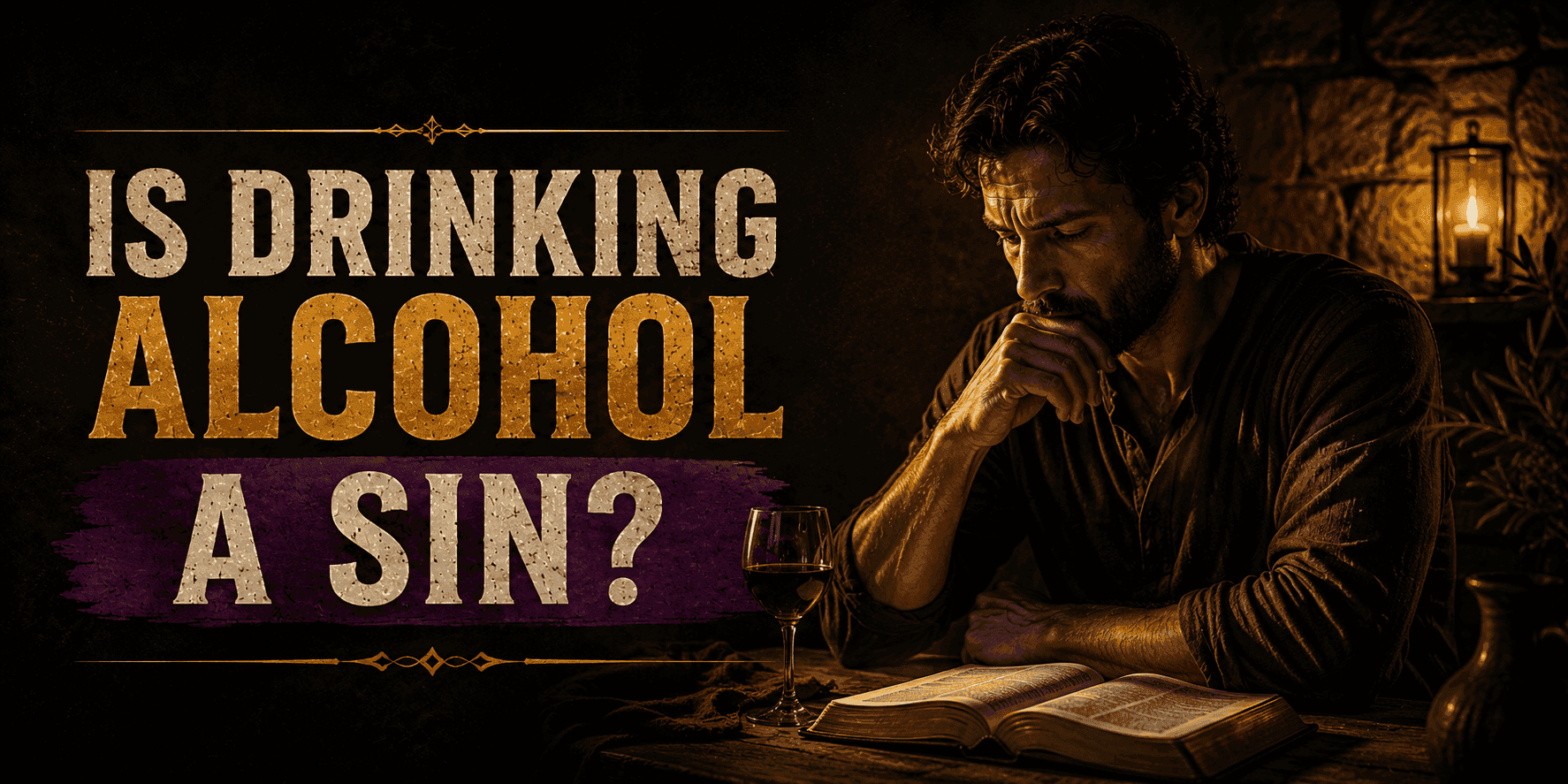 Is Drinking Alcohol a Sin? banner