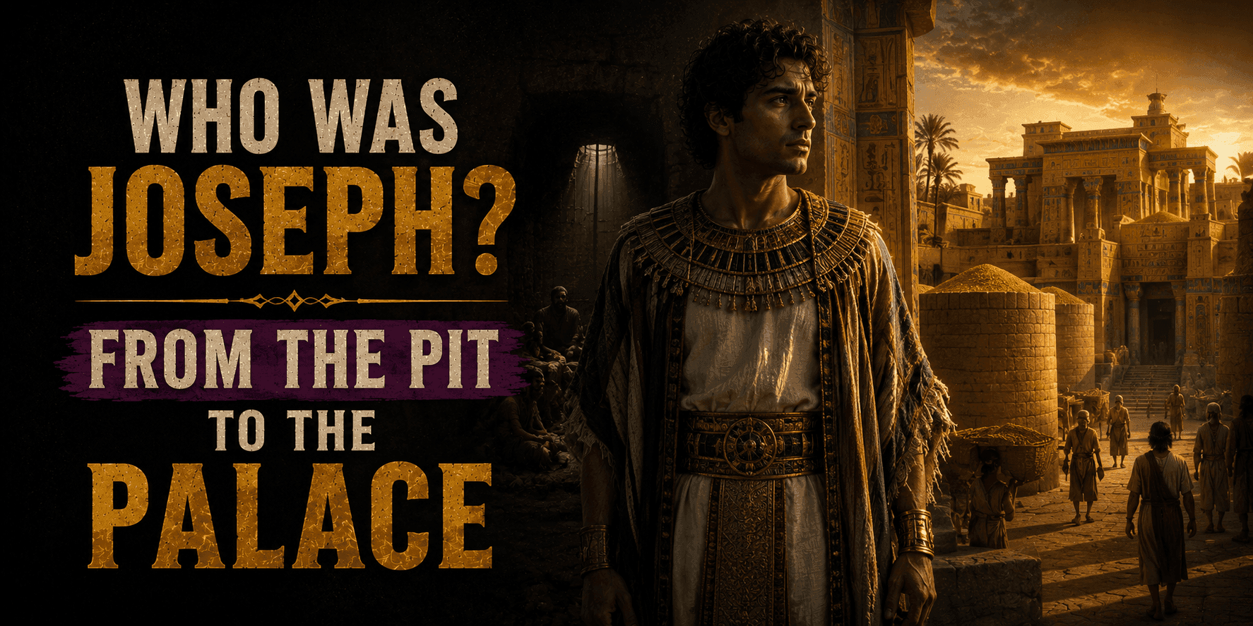 Who Was Joseph? From the Pit to the Palace banner