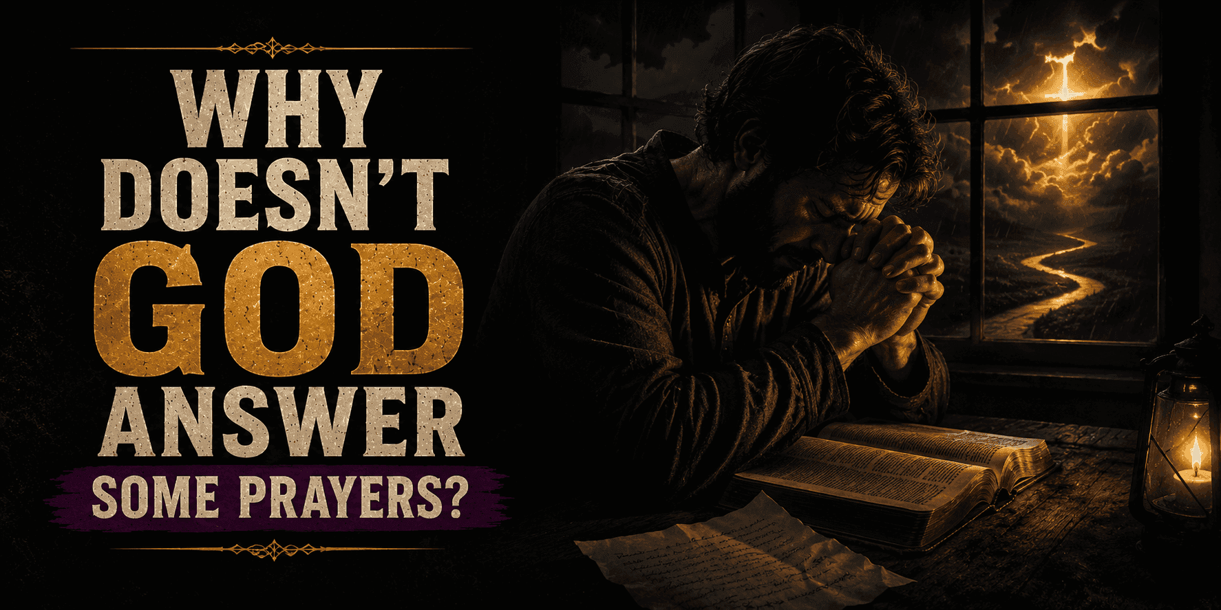 Why Doesn't God Answer Some Prayers? banner