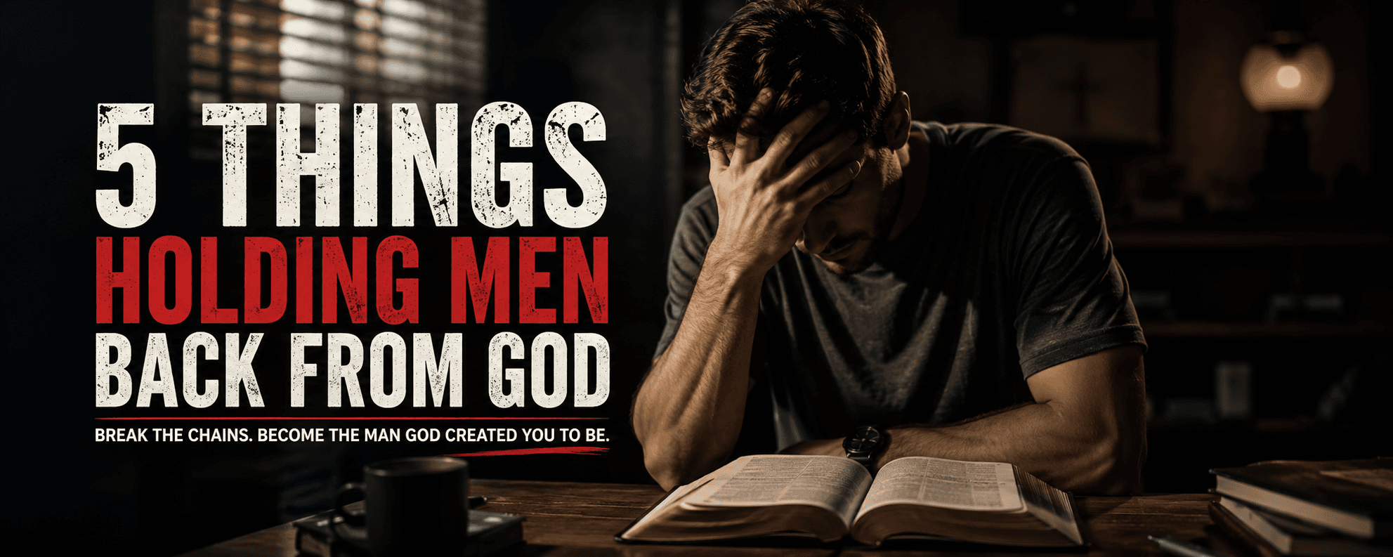 5 Things Holding Men Back From God banner
