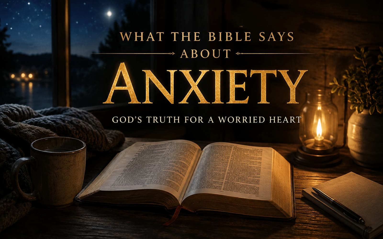 What Does the Bible Say About Anxiety? banner