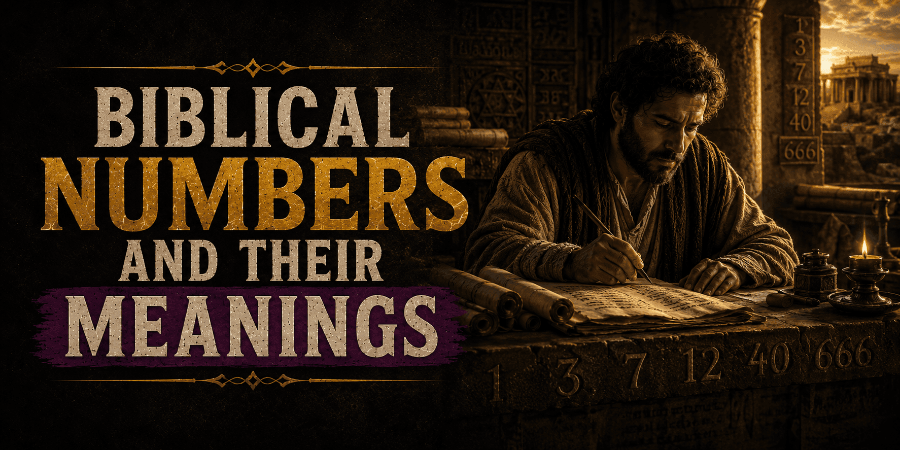 Biblical Numbers and Their Meanings banner
