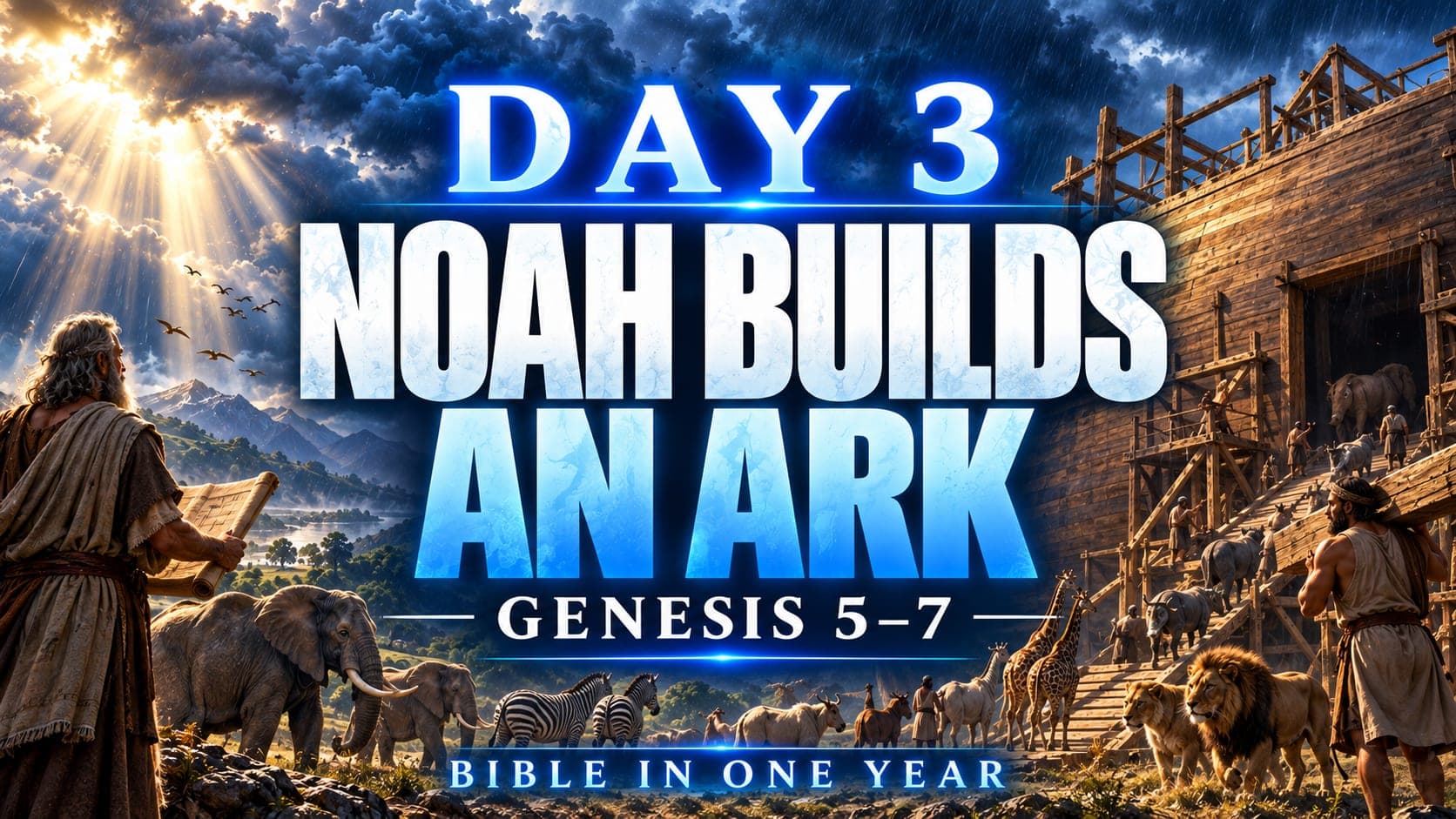 Bible in One Year Day 3 Study Notes: Genesis 5-7