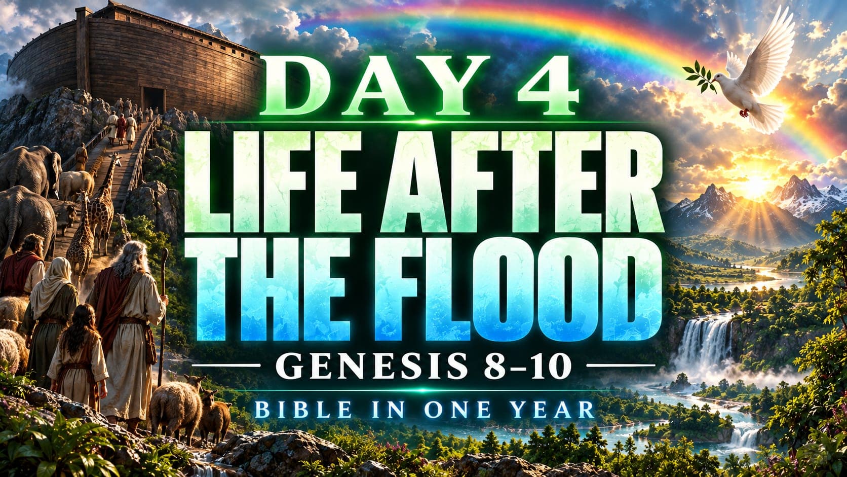 Bible in One Year Day 4 Study Notes: Genesis 8-10