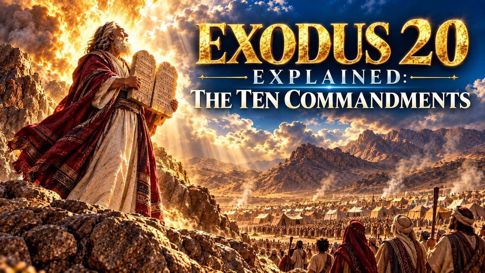 Exodus 20 Explained: The Ten Commandments at Sinai banner