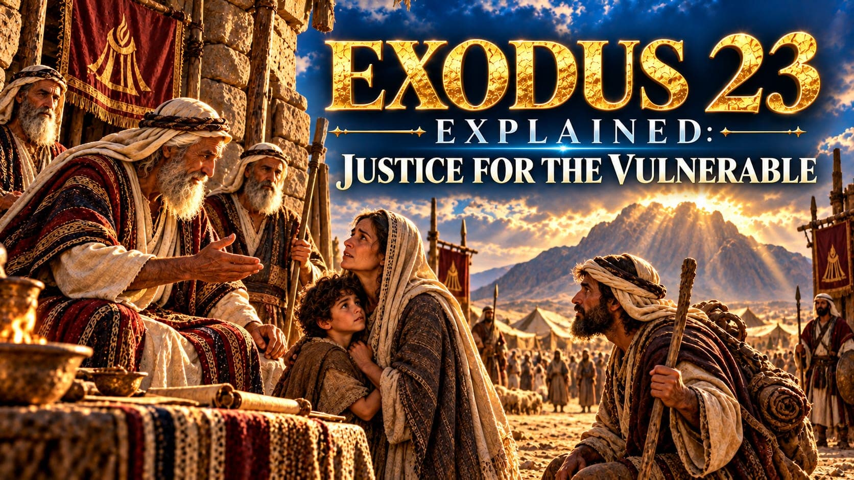 Exodus 23 Explained: Justice, Rest, and the Three Feasts