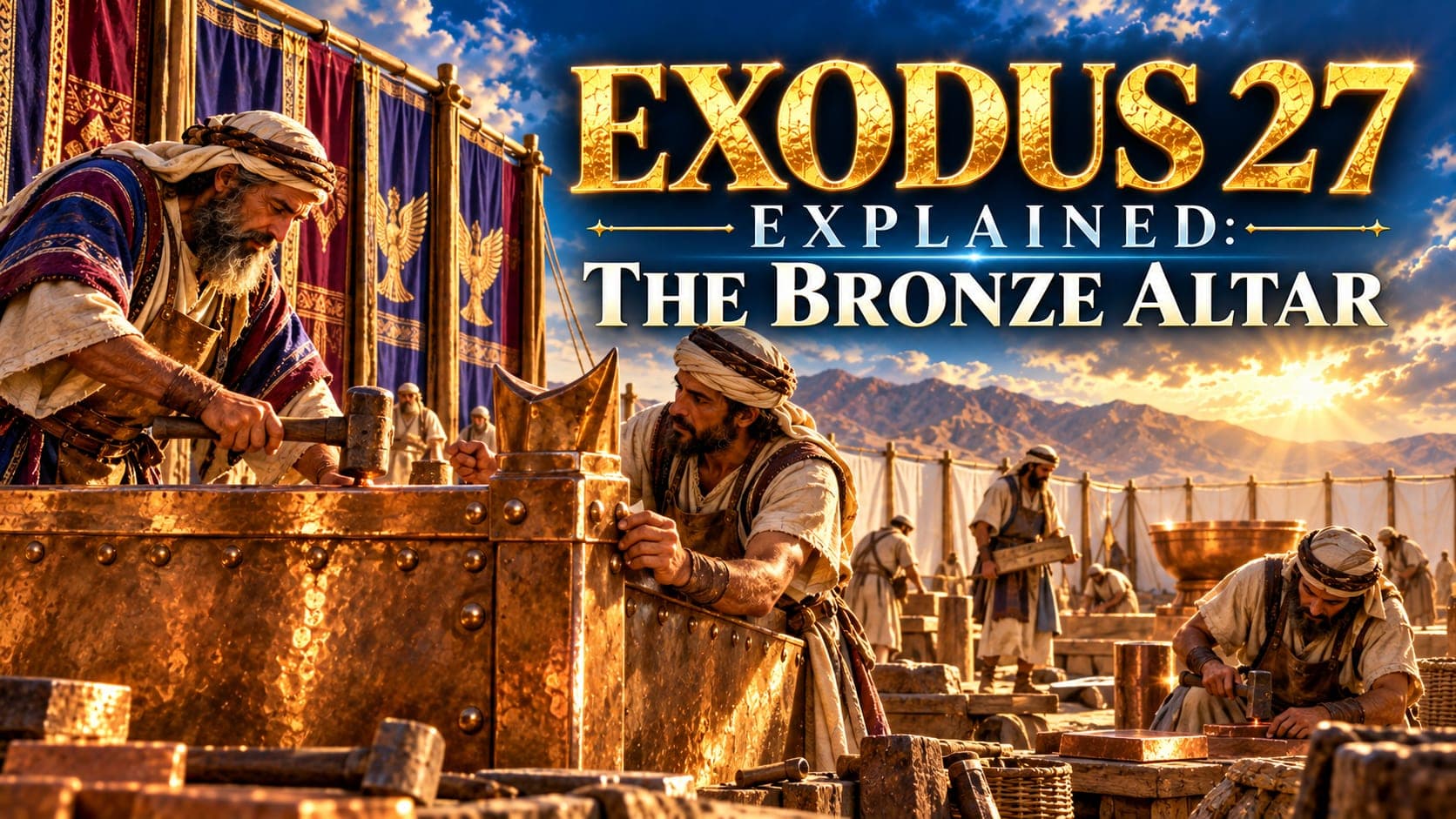 Exodus 27 Explained: The Bronze Altar and the Court of the Tabernacle banner