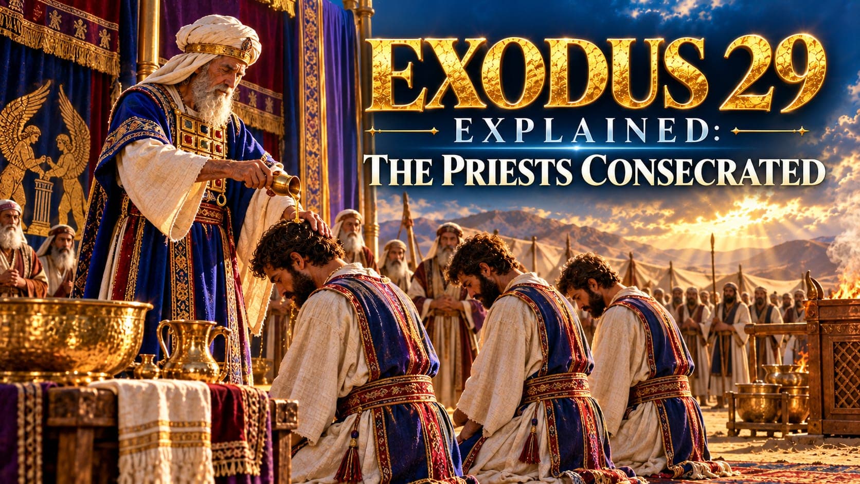 Exodus 29 Explained: The Ordination of Aaron and His Sons banner