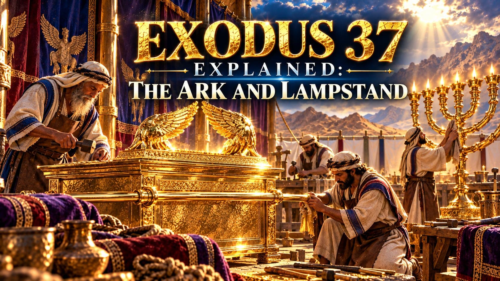 Exodus 37 Explained: Bezaleel Builds the Ark and the Lampstand