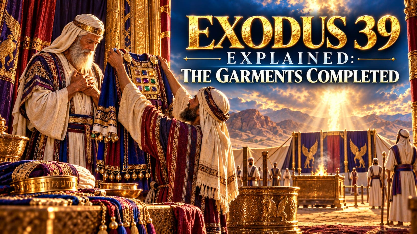 Exodus 39 Explained: The Priestly Garments and the Finished Tabernacle