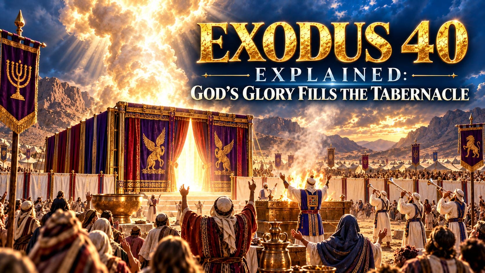 Exodus 40 Explained: The Tabernacle Finished and the Glory of the Lord