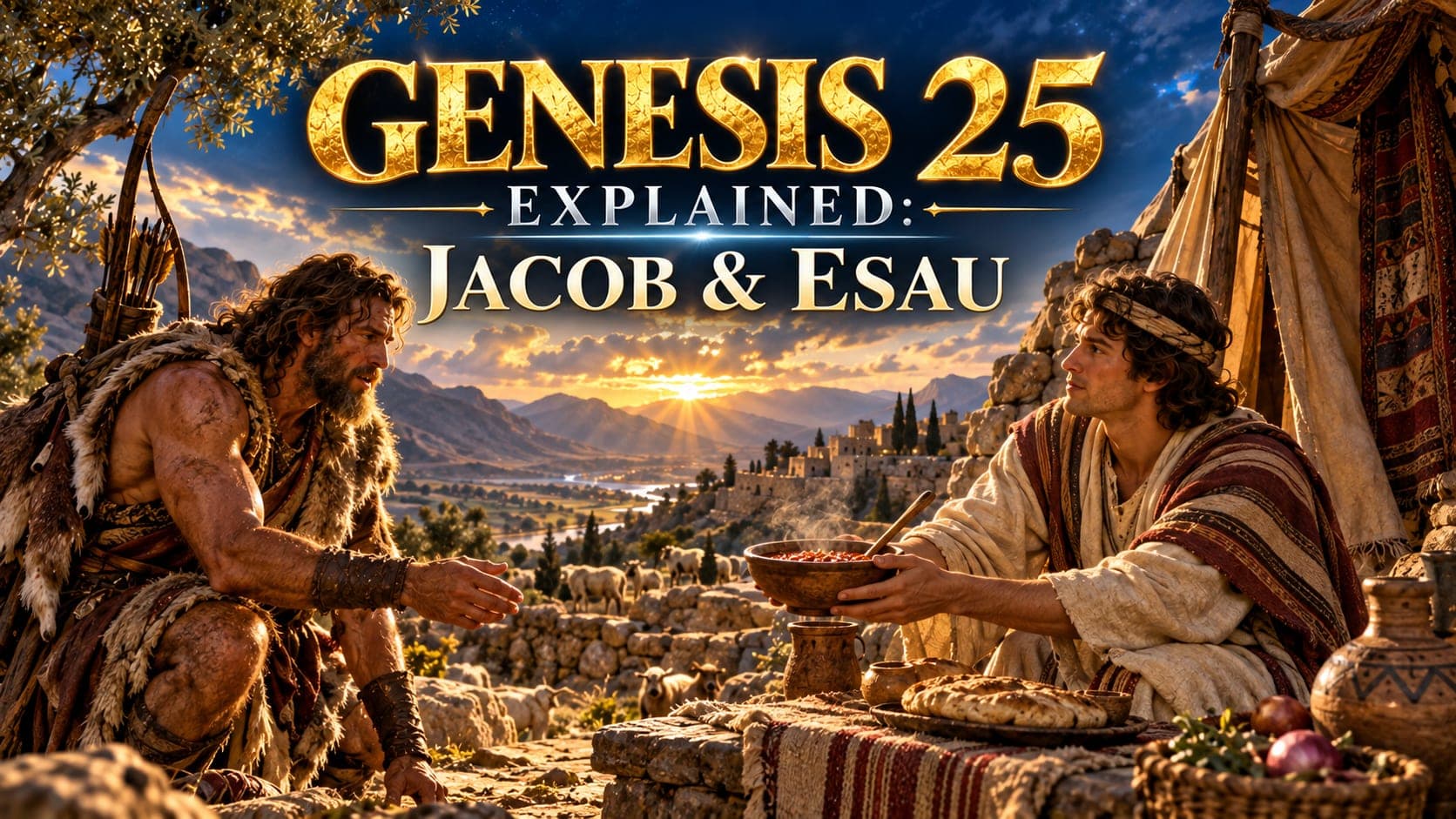 Genesis 25 Explained: Abraham's Death and Esau's Traded Birthright