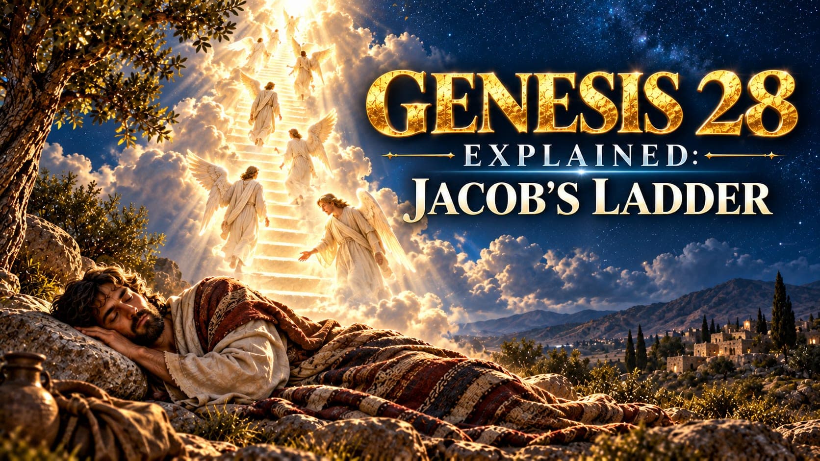 Genesis 28 Explained: Jacob's Ladder and the Vow at Bethel banner