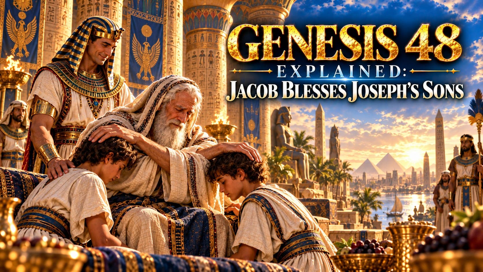 Genesis 48 Explained: Jacob Blesses Ephraim Over Manasseh banner