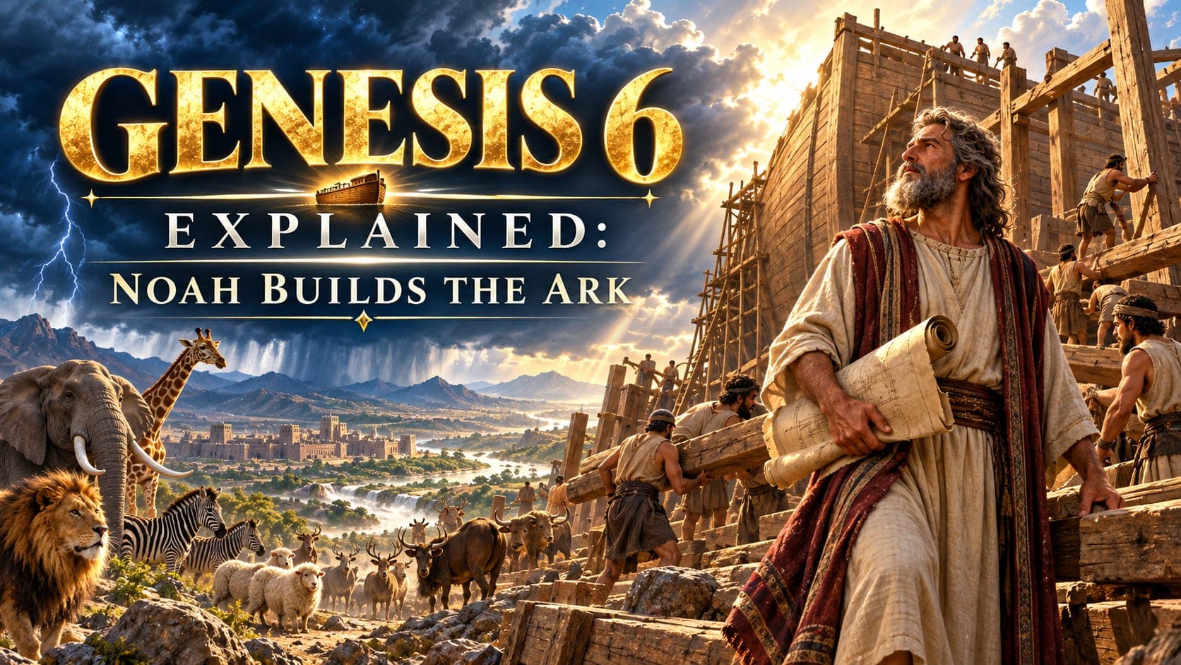 Genesis 6 Explained: Wickedness, Noah, and the Ark banner