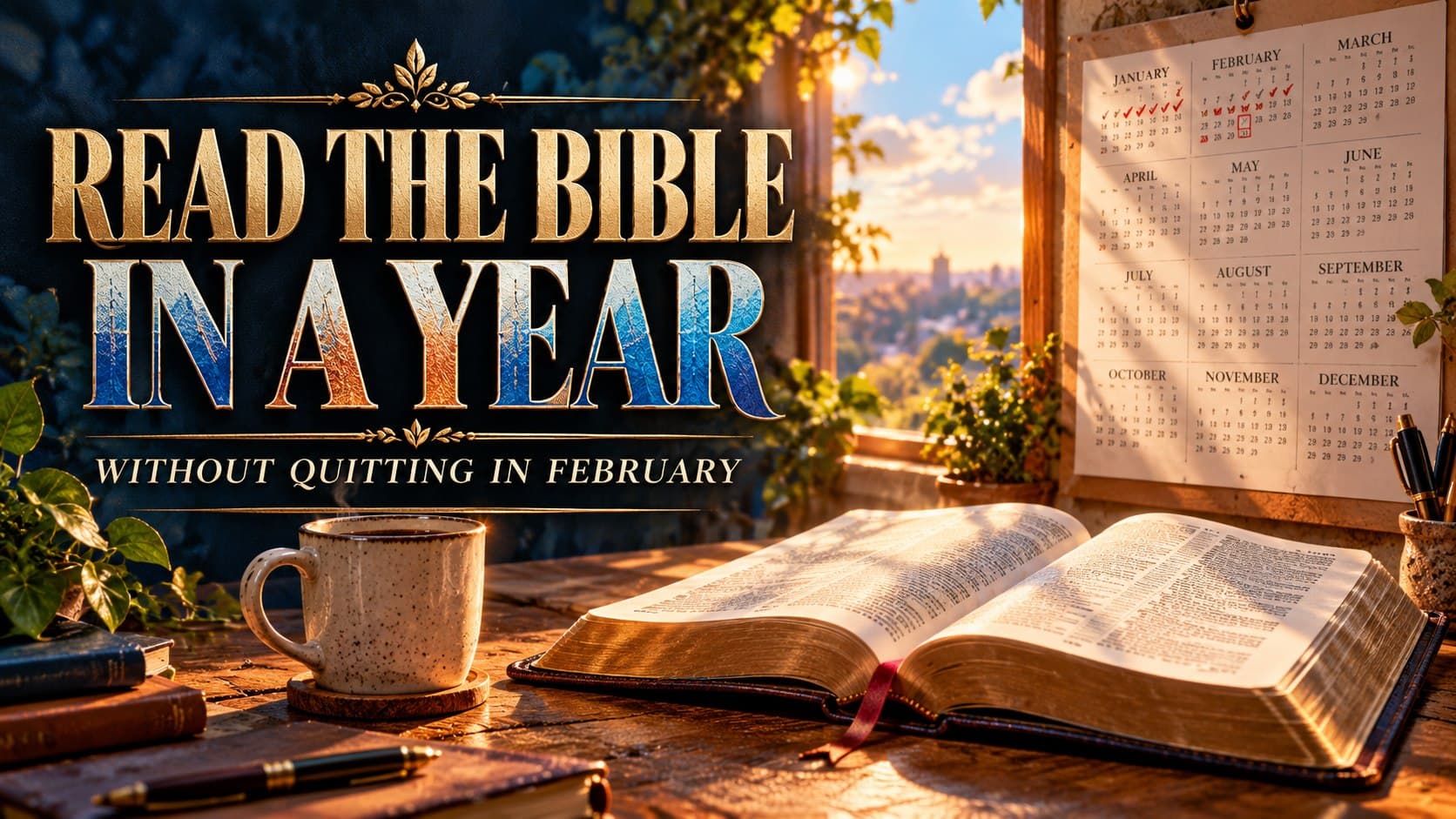 How to Read the Bible in a Year Without Quitting in February
