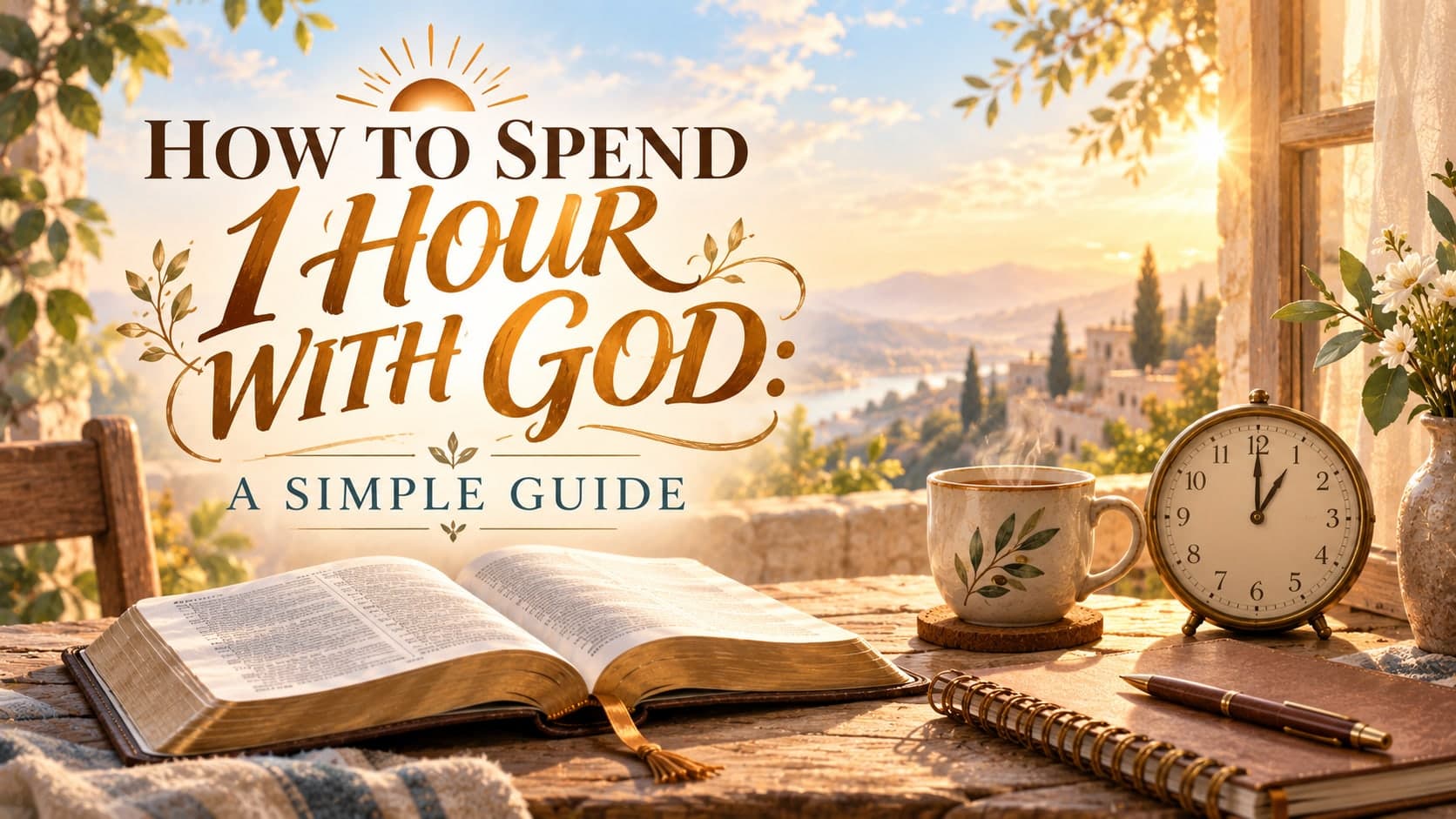 How to Spend 1 Hour With God: A Simple Guide banner