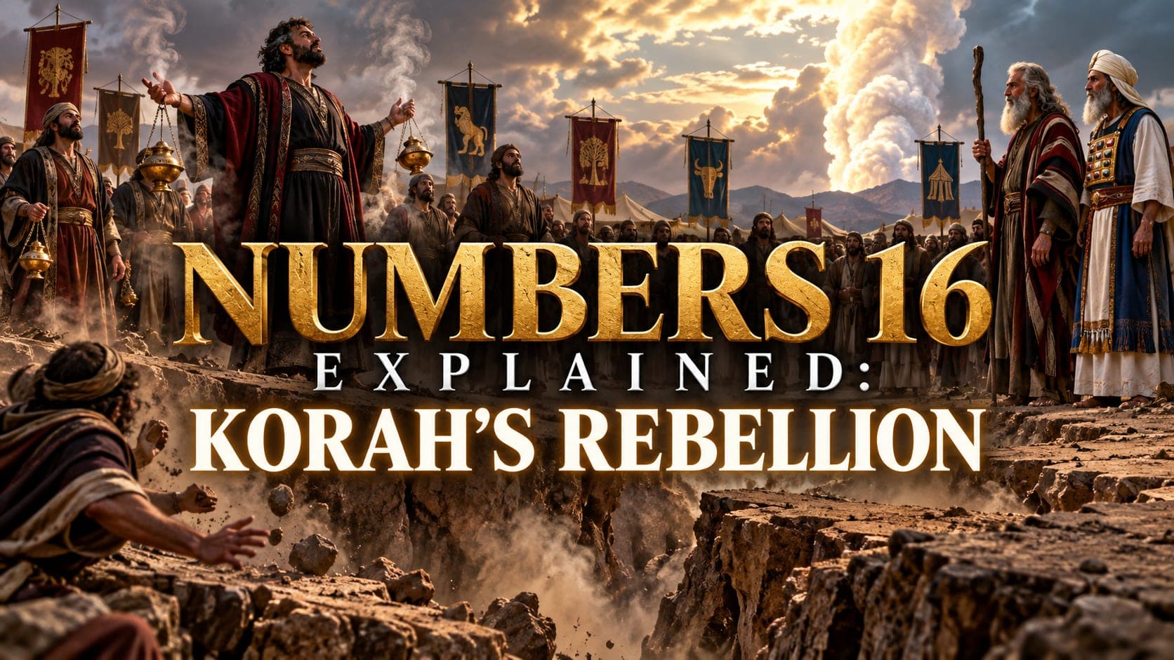 Numbers 16 Explained: Korah's Rebellion Against Moses and Aaron banner