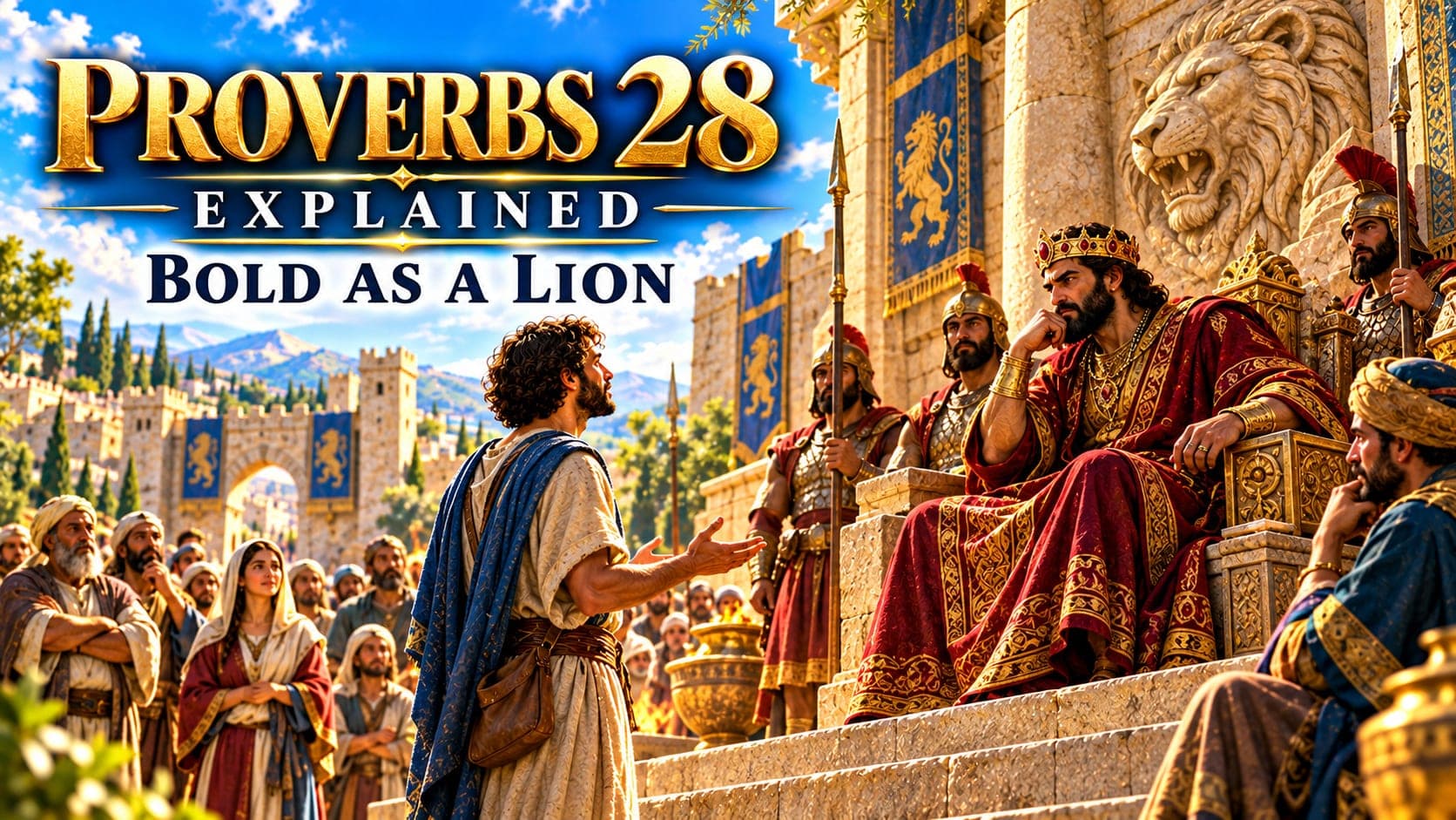 Proverbs 28 Explained: Bold as a Lion and Covering vs Confessing Sin