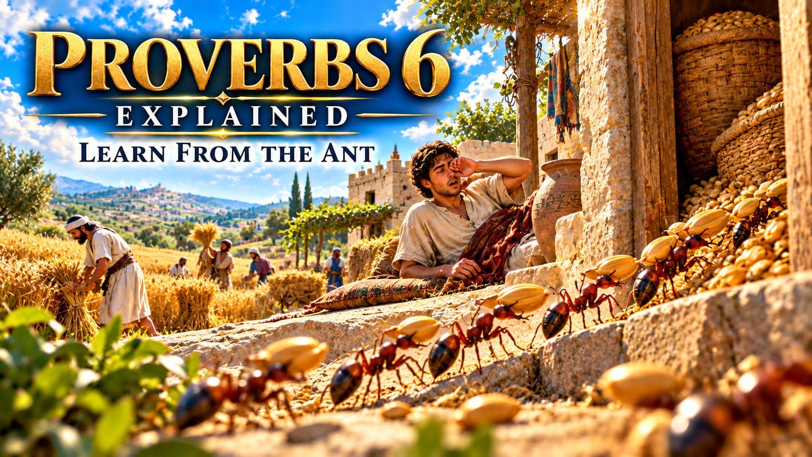 Proverbs 6 Explained: The Sluggard, the Ant, and Six Things God Hates banner