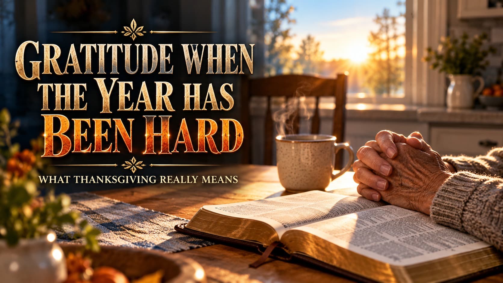 Gratitude When the Year Has Been Hard: What Thanksgiving Really Means