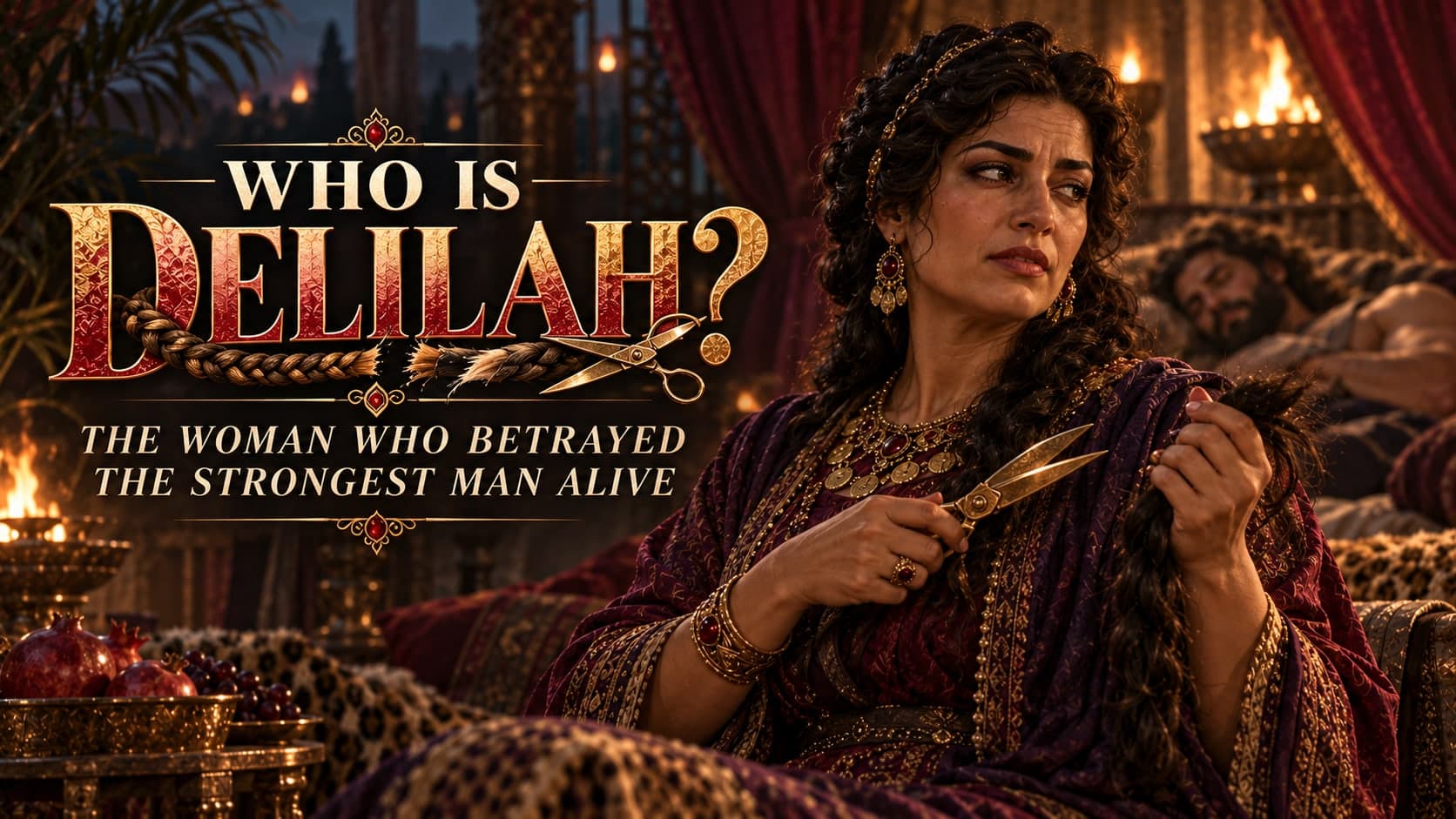 Who Was Delilah in the Bible? The Woman Who Betrayed the Strongest Man Alive banner