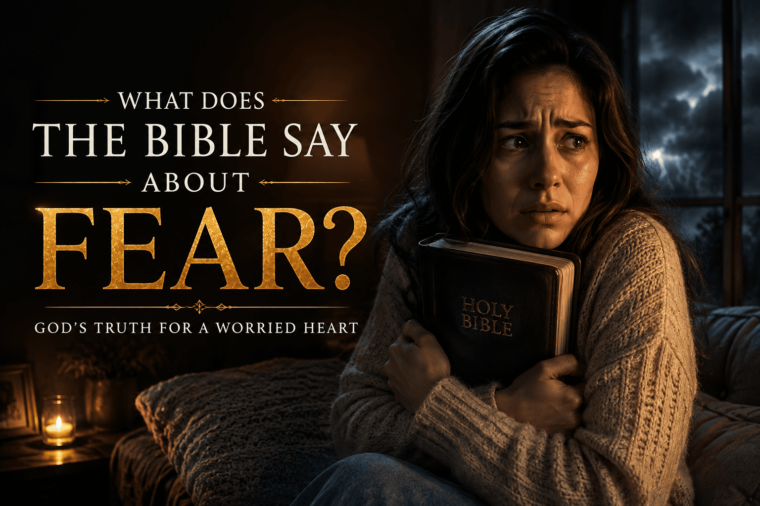 What Does the Bible Say About Fear? banner