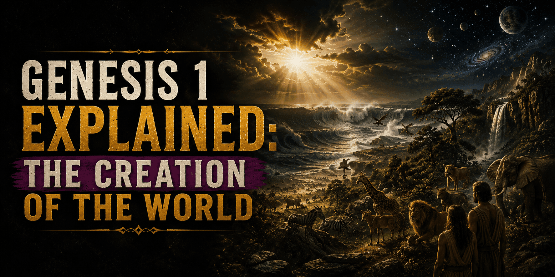Genesis 1 Explained: The Creation of the World banner