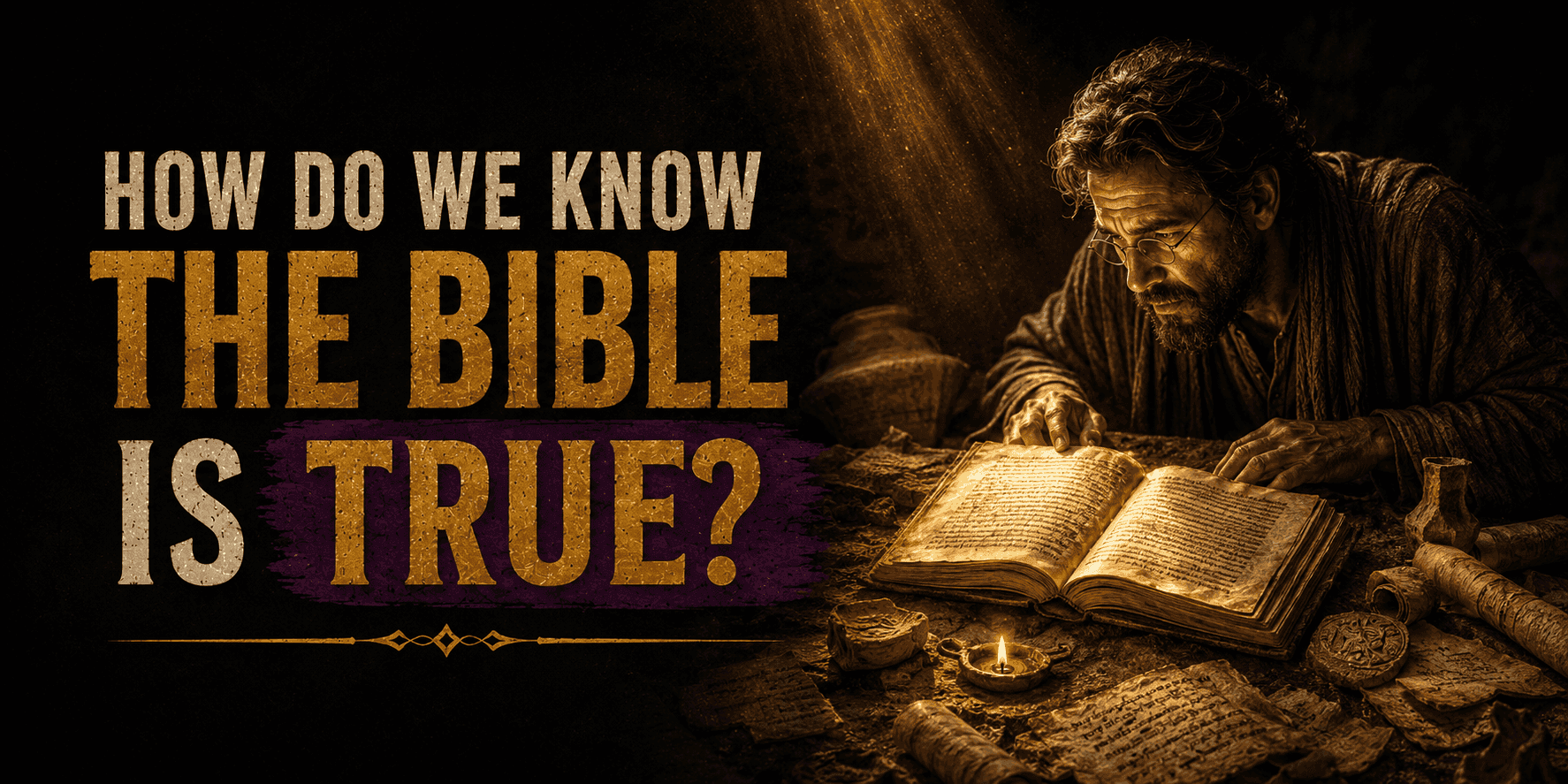 How Do We Know the Bible Is True? banner