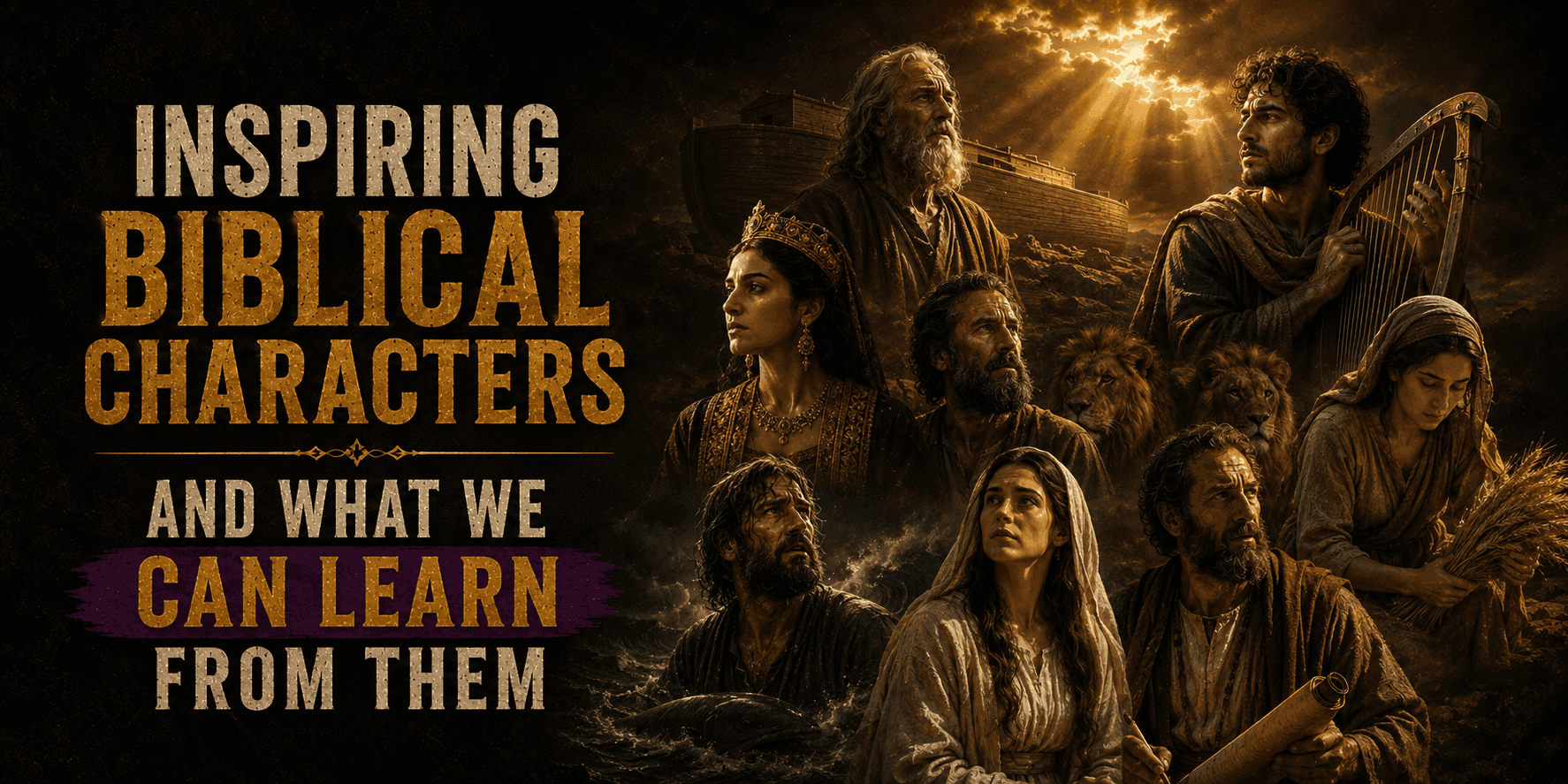 Inspiring Biblical Characters and What We Can Learn From Them banner