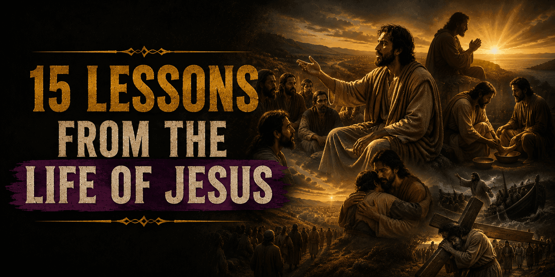 15 Lessons From the Life of Jesus banner