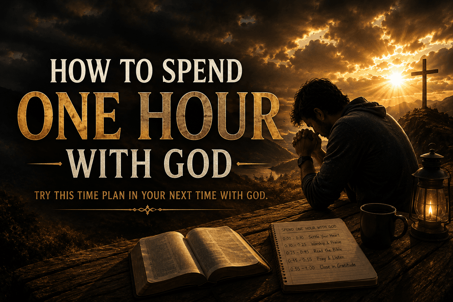 How to Spend 1 Hour With God: A Simple Guide banner