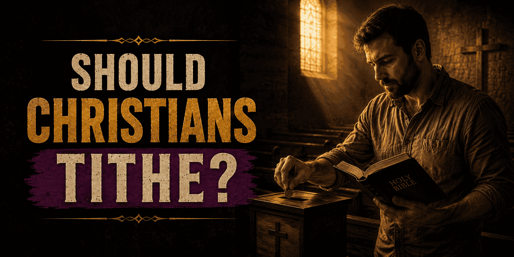 Should Christians Tithe? banner